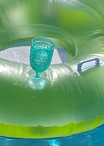 Summer Waves Inflatable Aqua Glow Lazy Float, with LED Lights