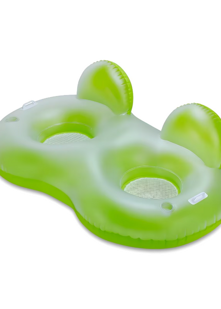 Summer Waves Inflatable Aqua Glow Lazy Float, with LED Lights